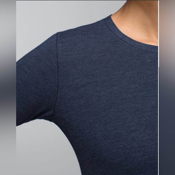 Lululemon🍋 Anytime Dress Heathered Inkwell Size 2 - Picture 15 of 16